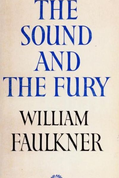 The Sound and the Fury by William Faulkner book cover