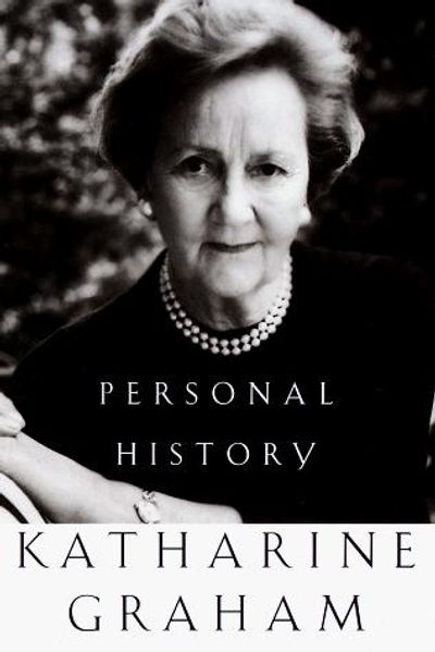 Personal History by Katharine Graham book cover