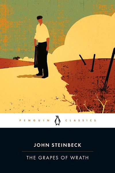 The Grapes of Wrath by John Steinbeck book cover