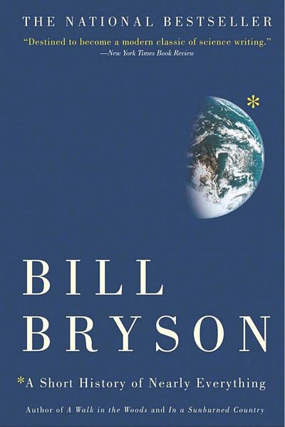 A Short History of Nearly Everything by Bill Bryson book cover