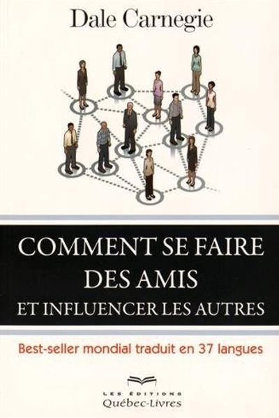 How to Win Friends and Influence People by Dale Carnegie book cover