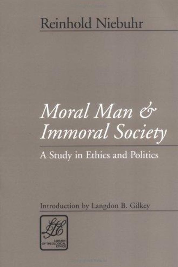 Moral Man and Immoral Society cover