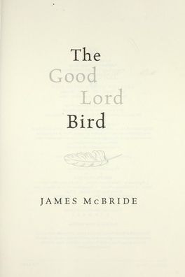 The Good Lord Bird cover