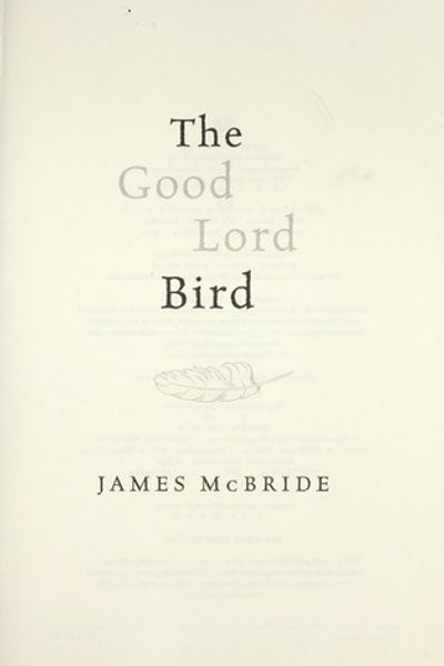 The Good Lord Bird by James McBride book cover