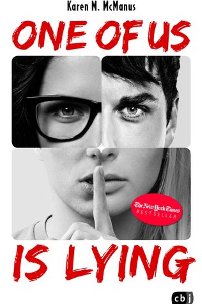 One of Us Is Lying by Karen M. McManus book cover