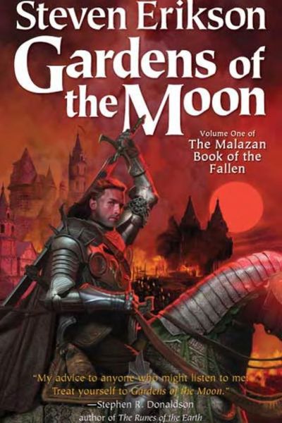 Gardens of the Moon by Steven Erikson book cover