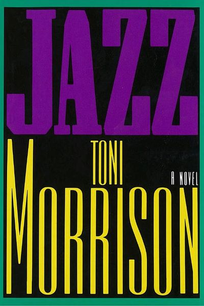 Jazz by Toni Morrison book cover