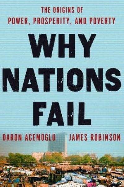 Why Nations Fail by Daron Acemoglu book cover