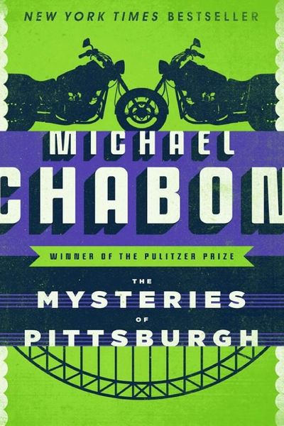 The Mysteries of Pittsburgh by Michael Chabon book cover