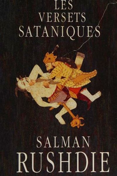 The Satanic Verses by Salman Rushdie book cover
