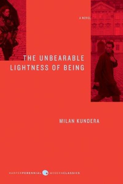 The Unbearable Lightness of Being by Milan Kundera book cover