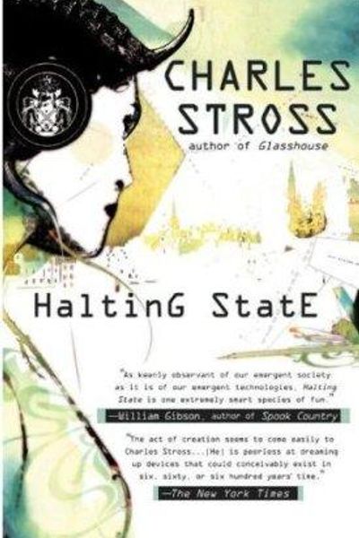 Halting State by Charles Stross book cover