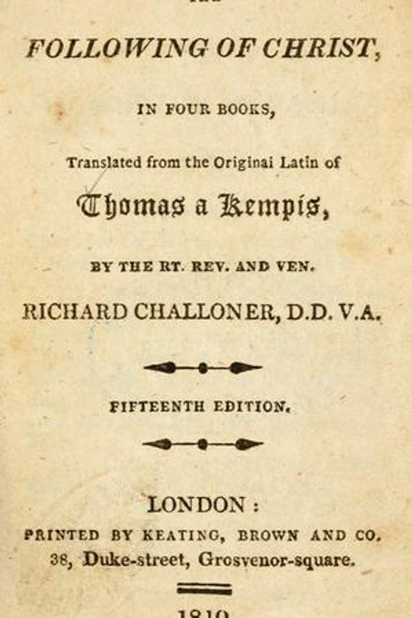 The Imitation of Christ cover