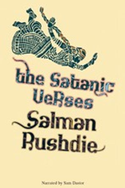 The Satanic Verses by Salman Rushdie book cover