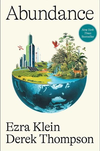 Abundance by Ezra Klein and Derek Thompson book cover
