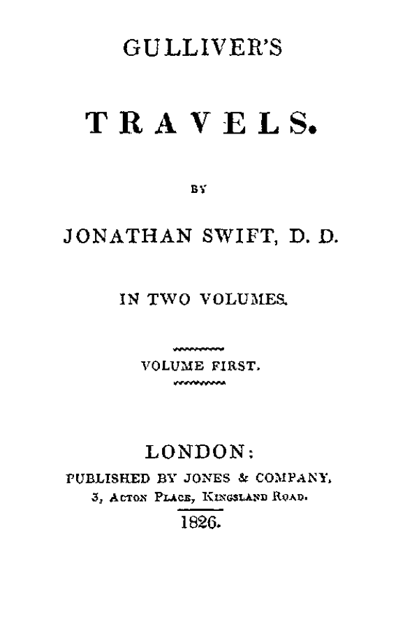 Gulliver's Travels cover