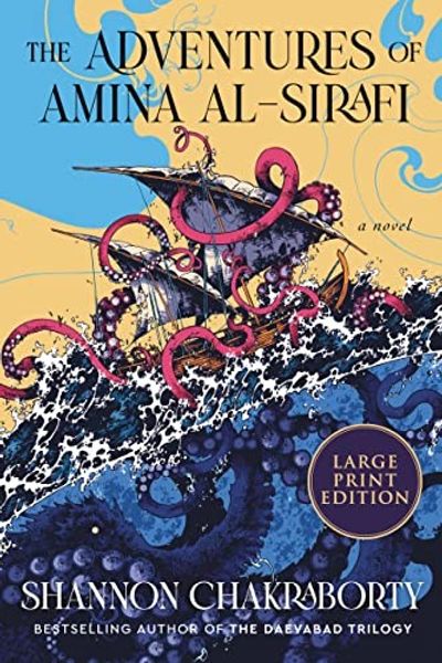 The Adventures of Amina al-Sirafi by Shannon Chakraborty book cover