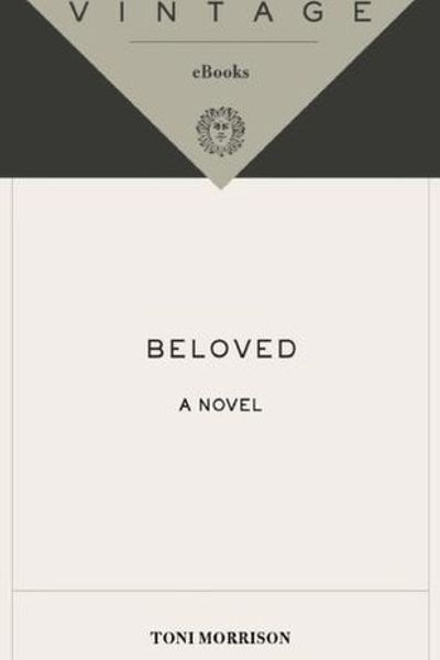 Beloved by Toni Morrison book cover
