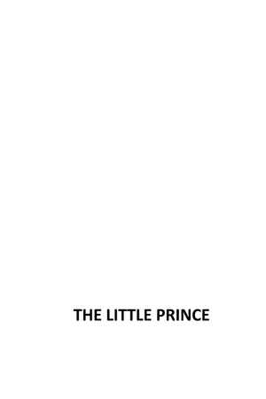 The Little Prince by Antoine de Saint-Exupery book cover
