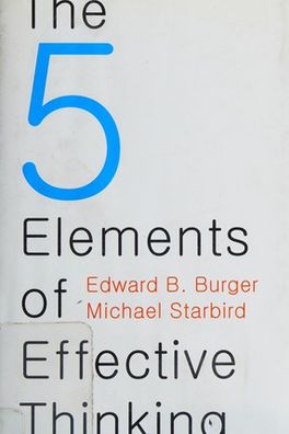 The 5 Elements of Effective Thinking cover