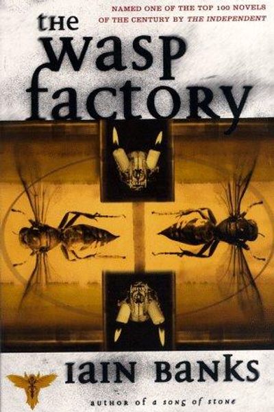 The Wasp Factory by Iain Banks book cover