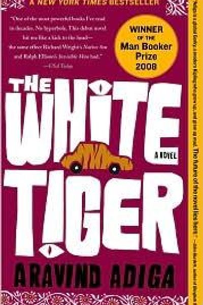 The White Tiger by Aravind Adiga book cover