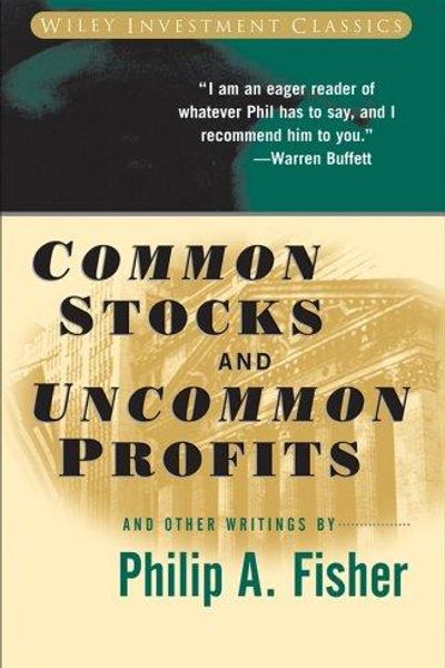 Common Stocks and Uncommon Profits by Philip Fisher book cover