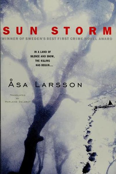 Sun Storm by Asa Larsson book cover