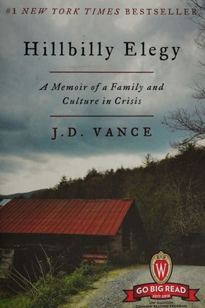 Hillbilly Elegy by J. D. Vance book cover
