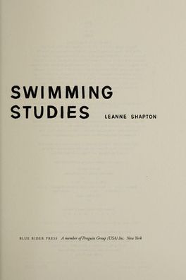 Swimming Studies cover
