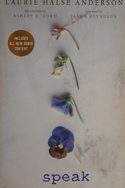 Speak by Laurie Halse Anderson book cover