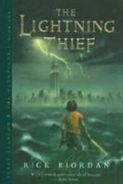 The Lightning Thief by Rick Riordan book cover