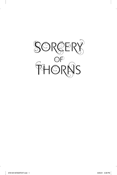 Sorcery of Thorns by Margaret Rogerson book cover