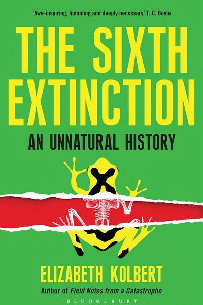 The Sixth Extinction by Elizabeth Kolbert book cover