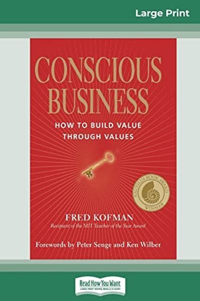 Conscious Business by Fred Kofman book cover