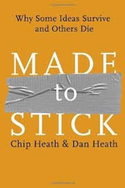 Made to Stick: Why Some Ideas Survive and Others Die by Chip Heath book cover