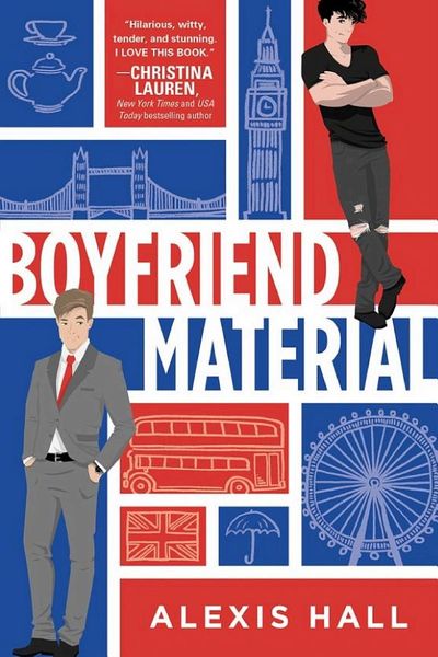 Boyfriend Material by Alexis Hall book cover