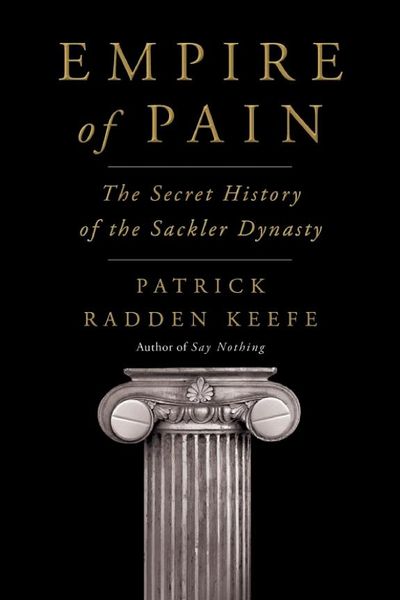 Empire of Pain by Patrick Radden Keefe book cover