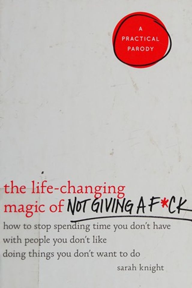The Life-Changing Magic of Not Giving a F*ck cover