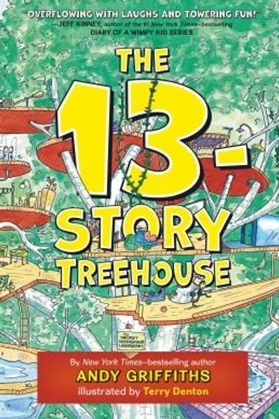 The 13-Story Treehouse by Andy Griffiths book cover