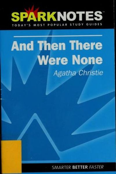 And Then There Were None by Agatha Christie book cover