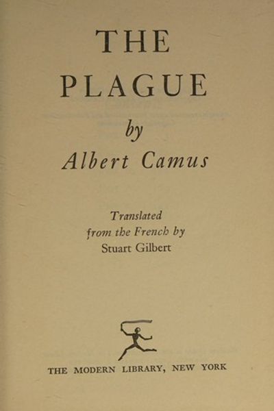 The Plague by Albert Camus book cover