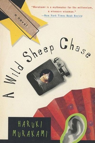A Wild Sheep Chase by Haruki Murakami book cover