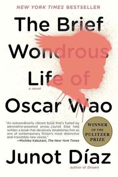 The Brief Wondrous Life of Oscar Wao by Junot Díaz book cover