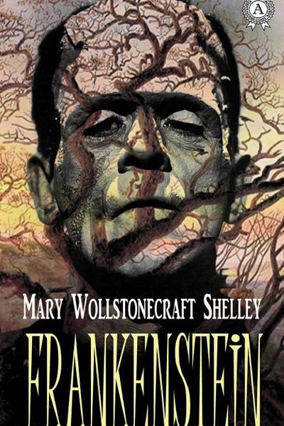 Frankenstein by Mary Shelley book cover