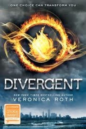 Divergent by Veronica Roth book cover