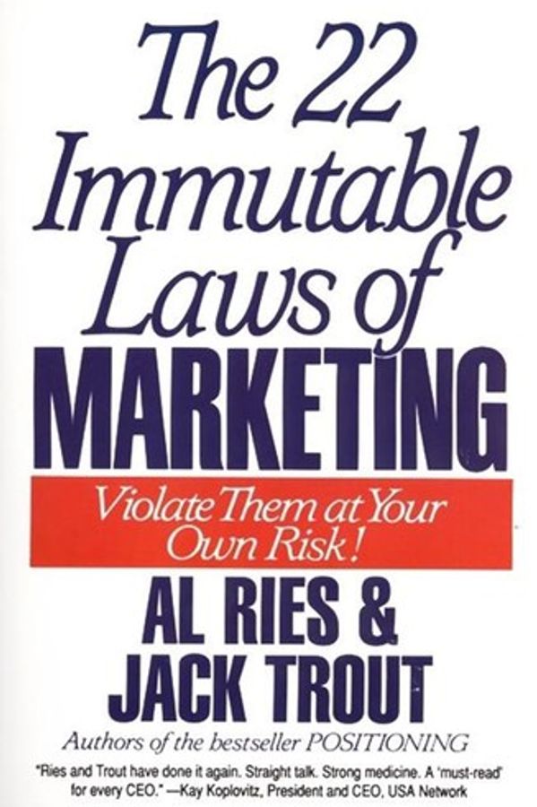 The 22 Immutable Laws of Marketing cover
