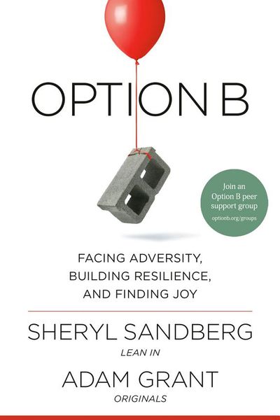 Option B by Sheryl Sandberg book cover