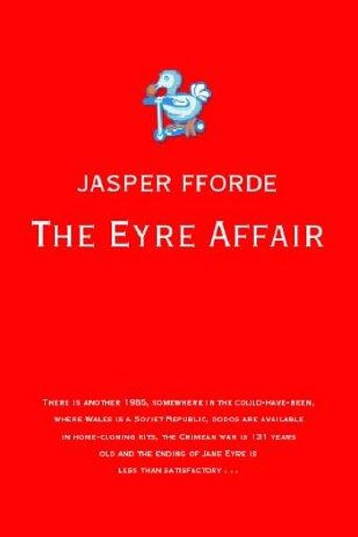 The Eyre Affair by Jasper Fforde book cover