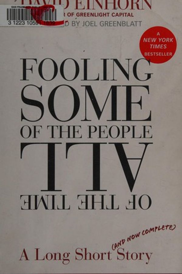 Fooling Some of the People All of the Time: A Long Short Story cover